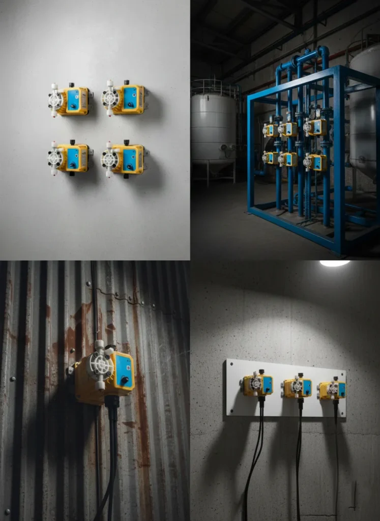 su dezenfeksiyonu klor dozaj pompası