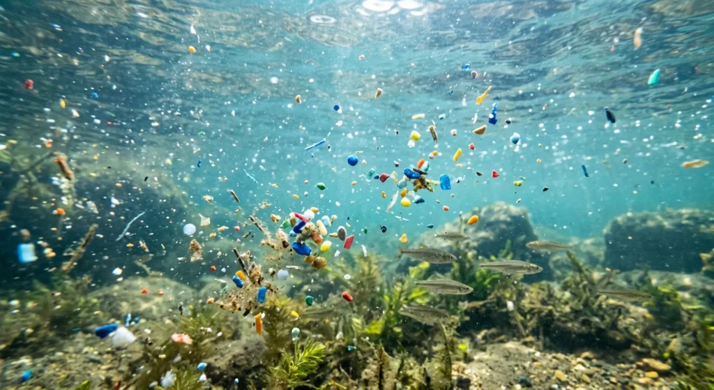 deniz ve doğada mikroplastikler
