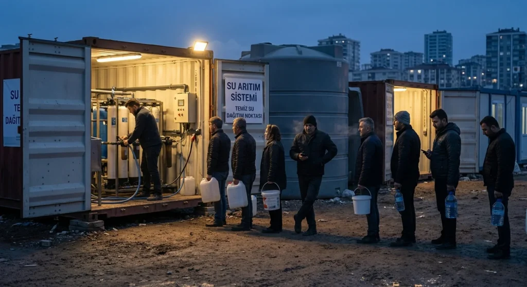 depremde suyun önemi